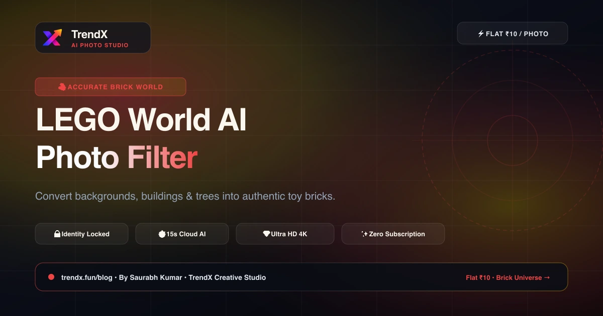 LEGO AI Filter: How to Immerse Yourself in a Structurally Accurate Toy Brick World